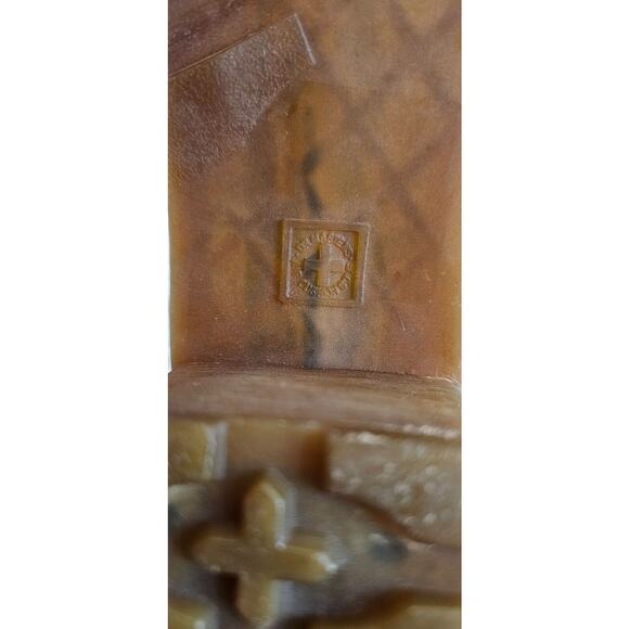 DR. MARTENS Dana‎ 2 Off White Ivory Leather High Leg Fur Boots #11966--US 7 - Picture 10 of 12